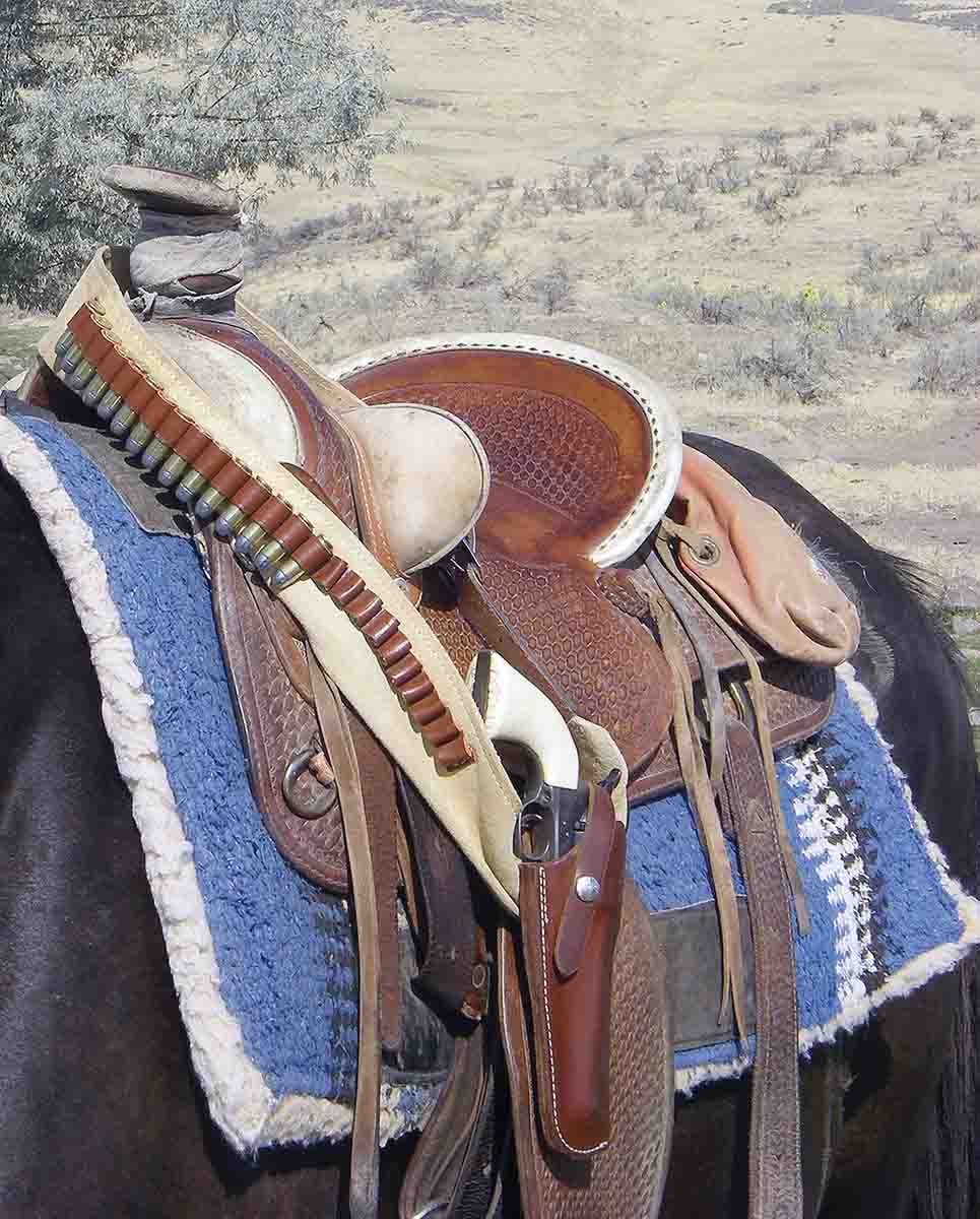 The single-action sixgun is still state of the art for field use and carries comfortably when riding horses.